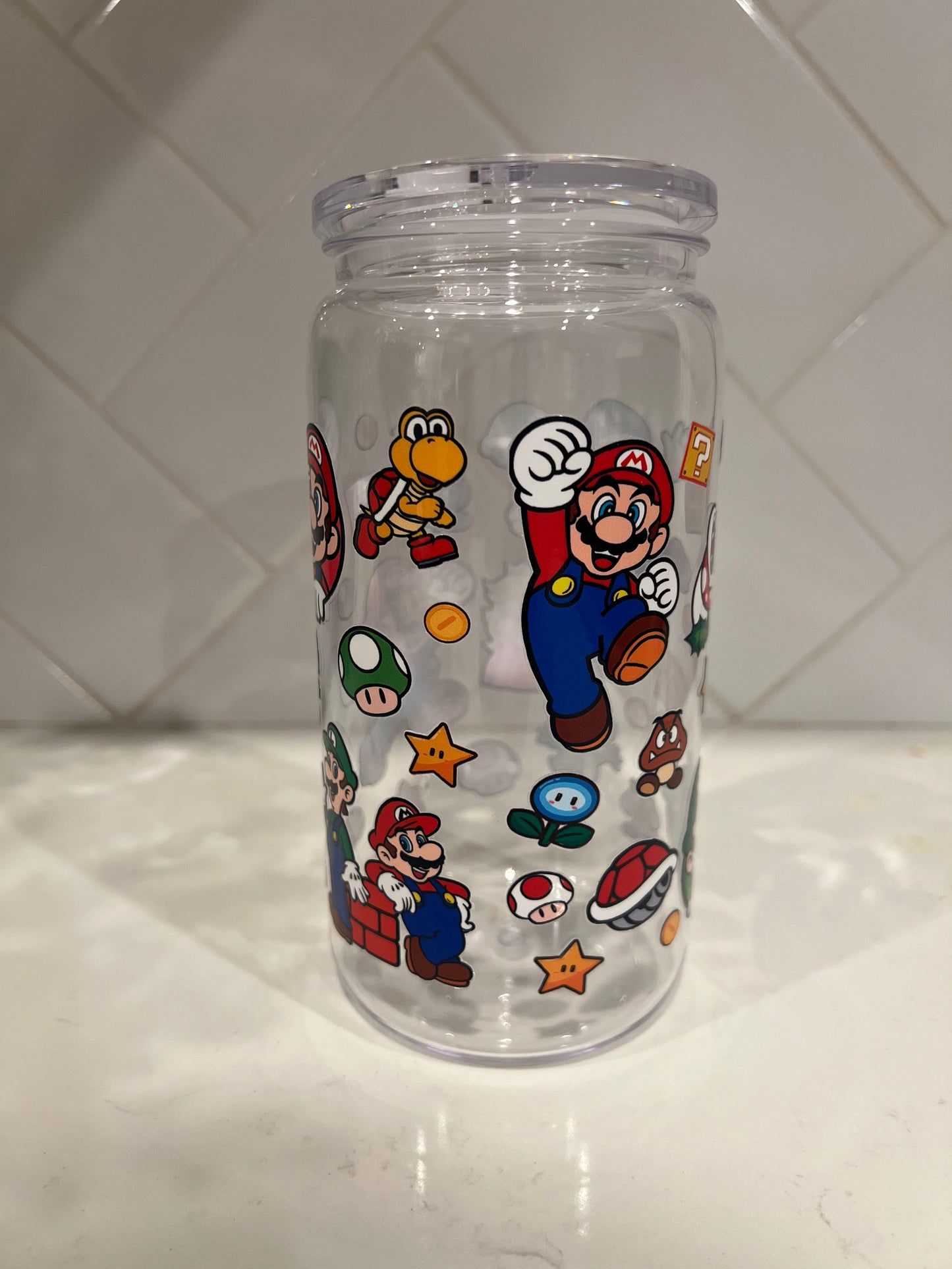 Super Mario Plastic Cup