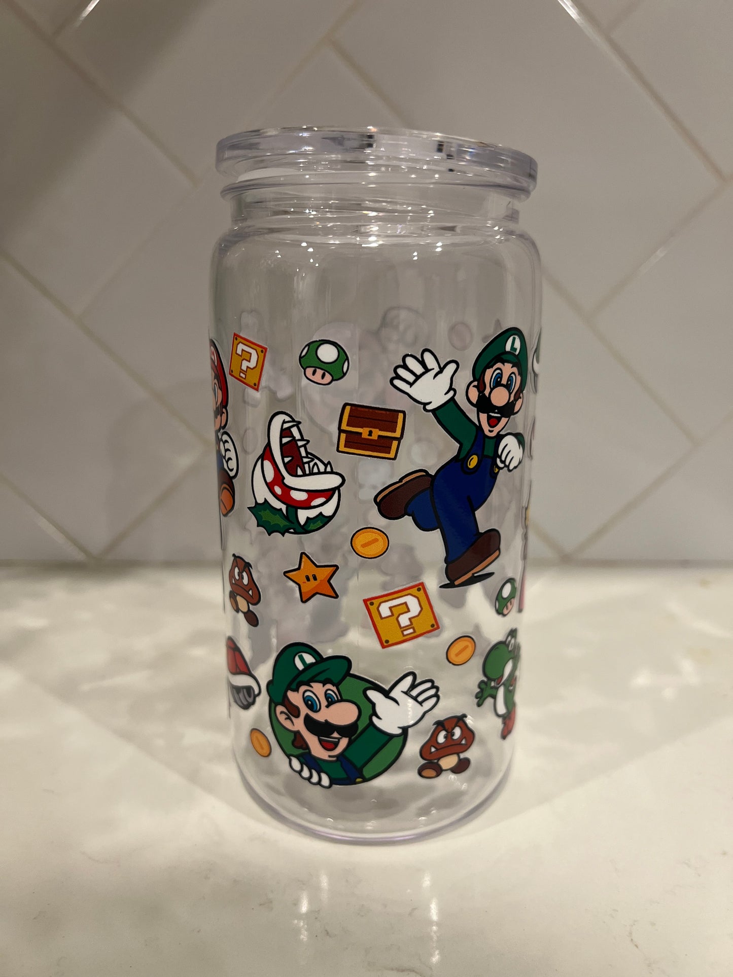 Super Mario Plastic Cup
