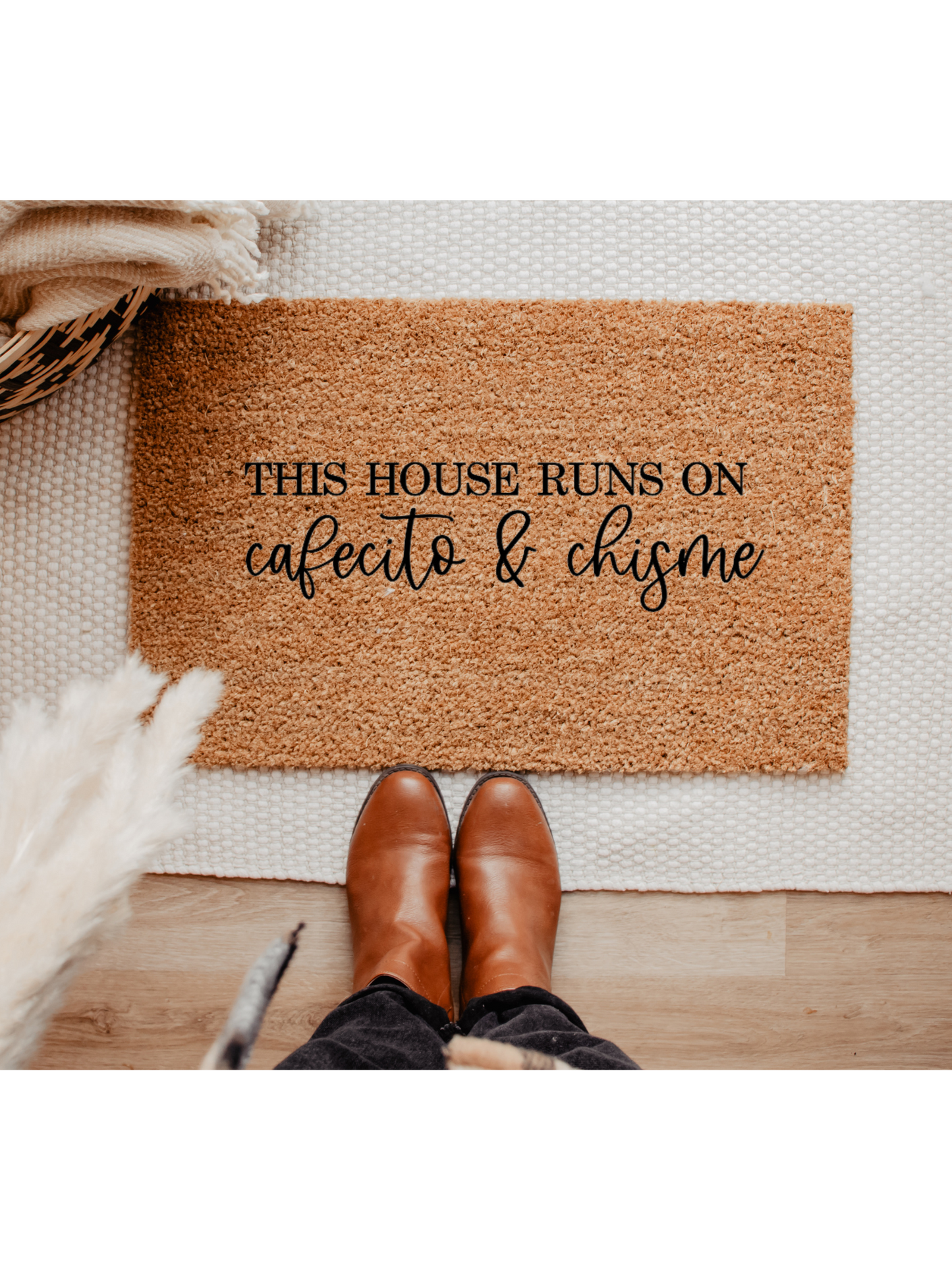 Cafecito and Chisme Doormat