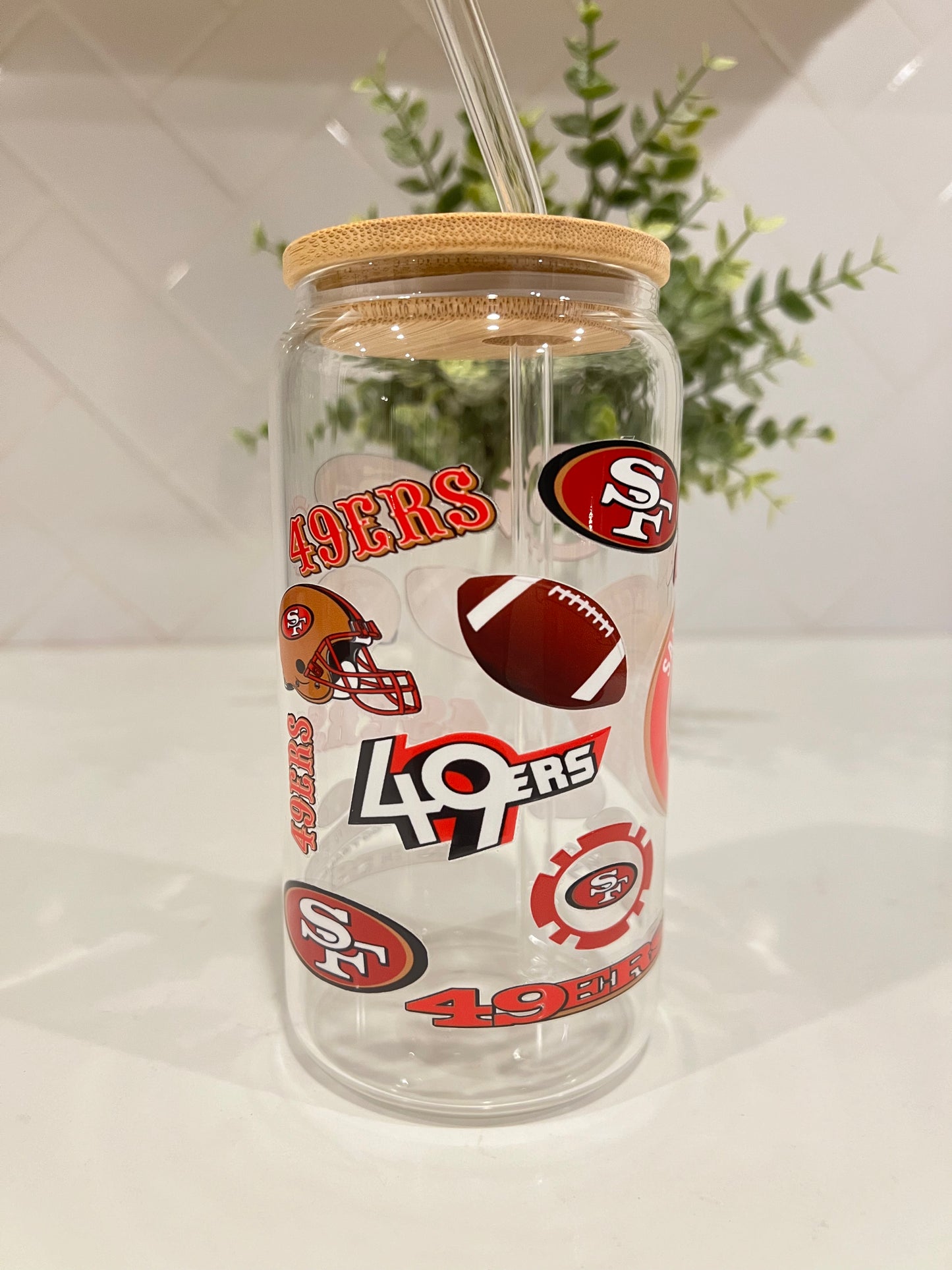 San Francisco 49ers Glass