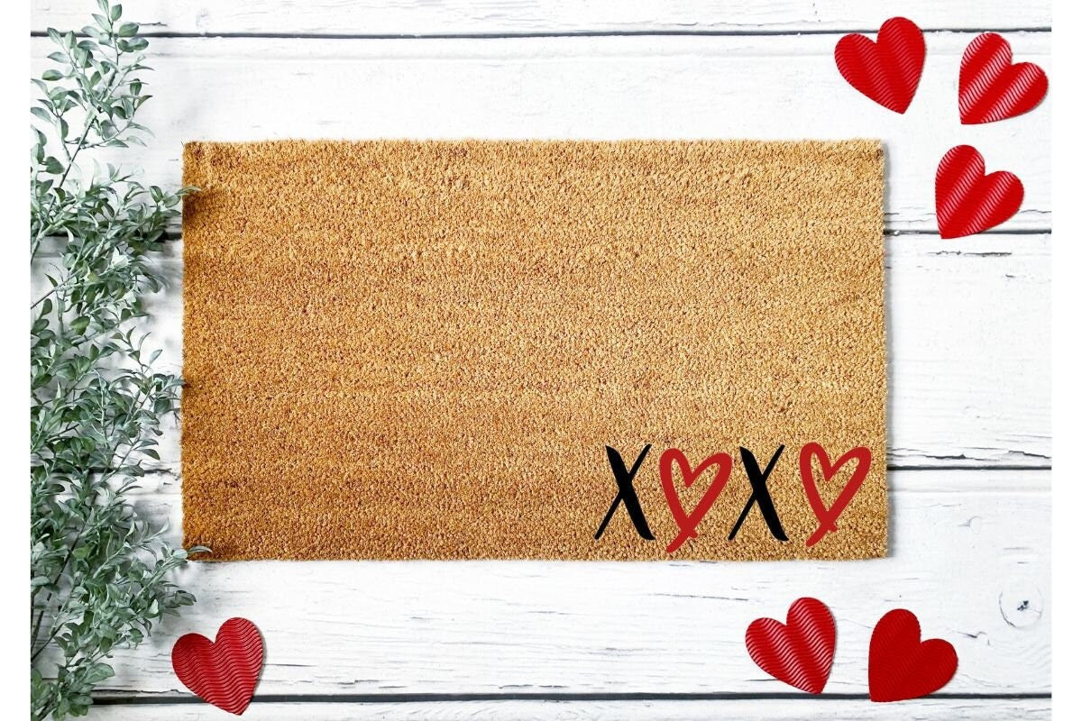 XOXO Valentine's Day Doormat