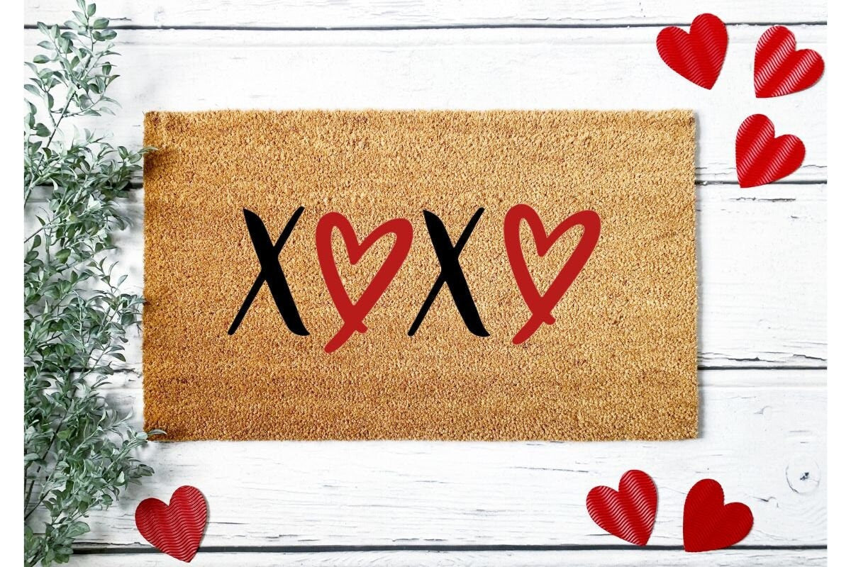 XOXO Valentine's Day Doormat