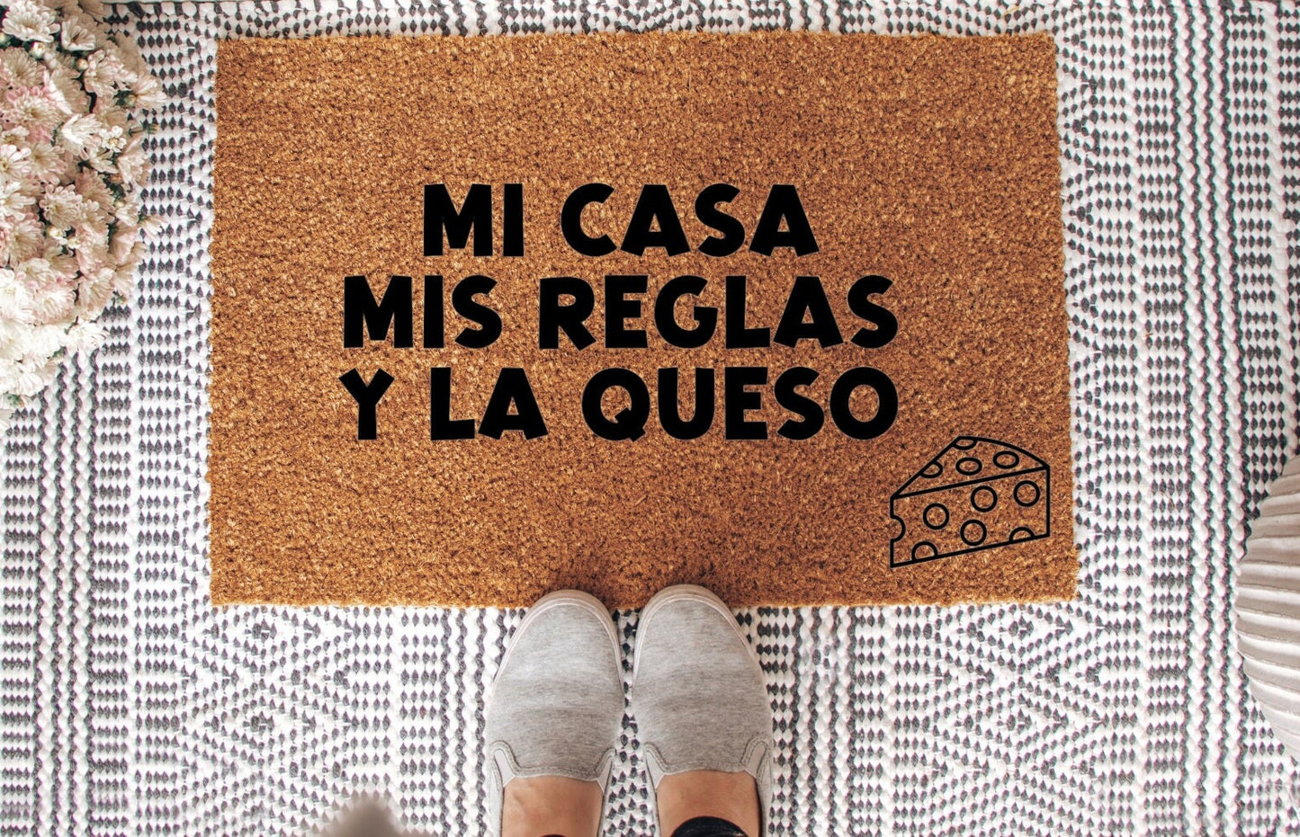 Y La Queso Doormat