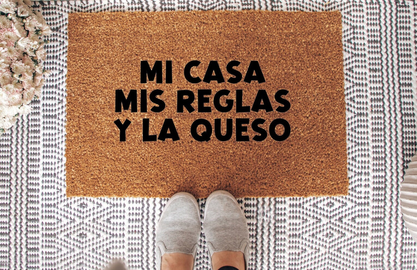 Y La Queso Doormat