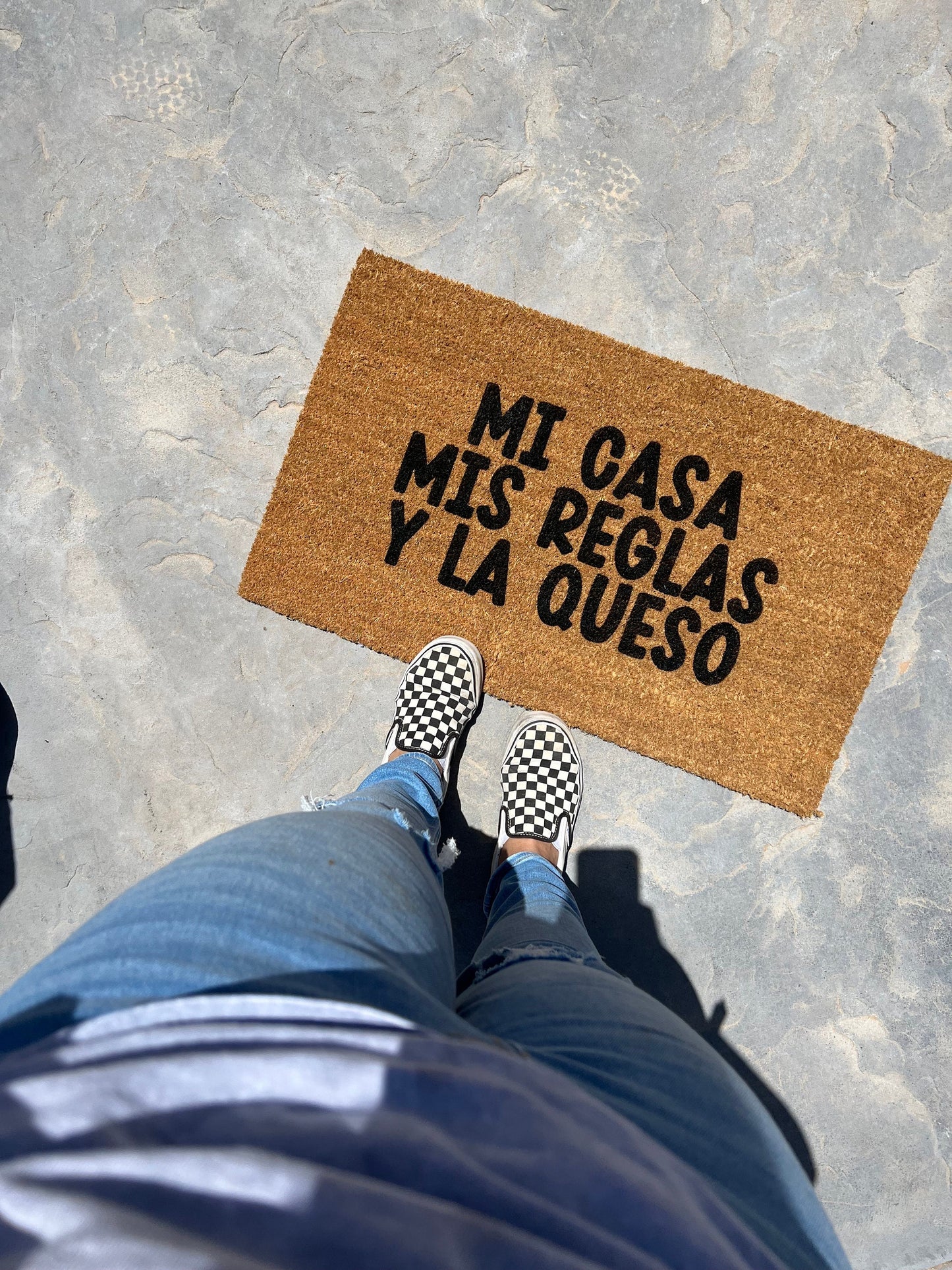 Y La Queso Doormat