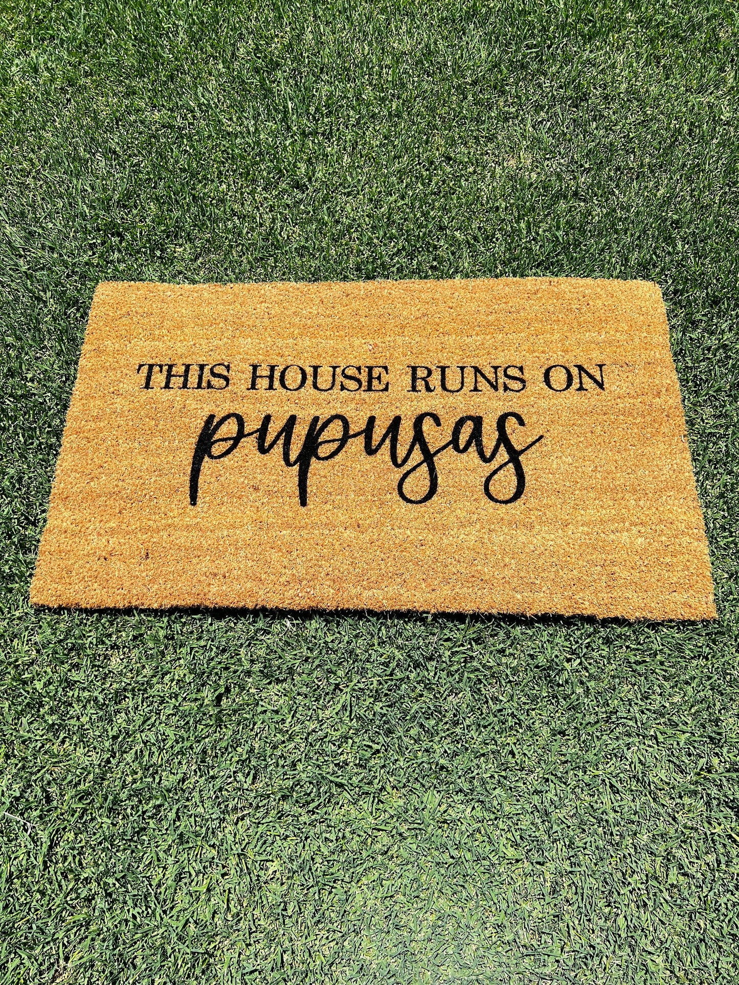 This House Runs On Pupusas Doormat