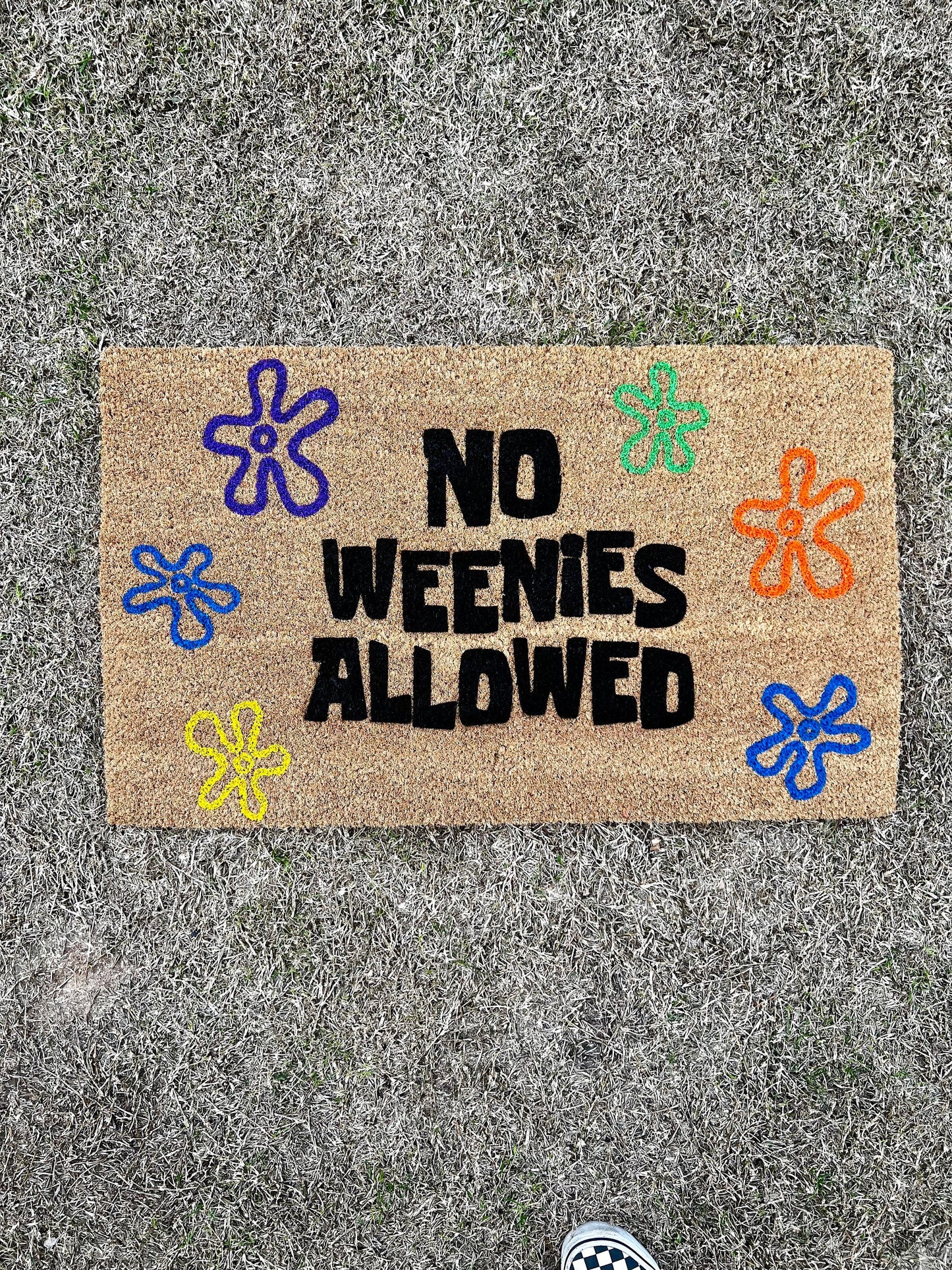 No Weenies Allowed Doormat
