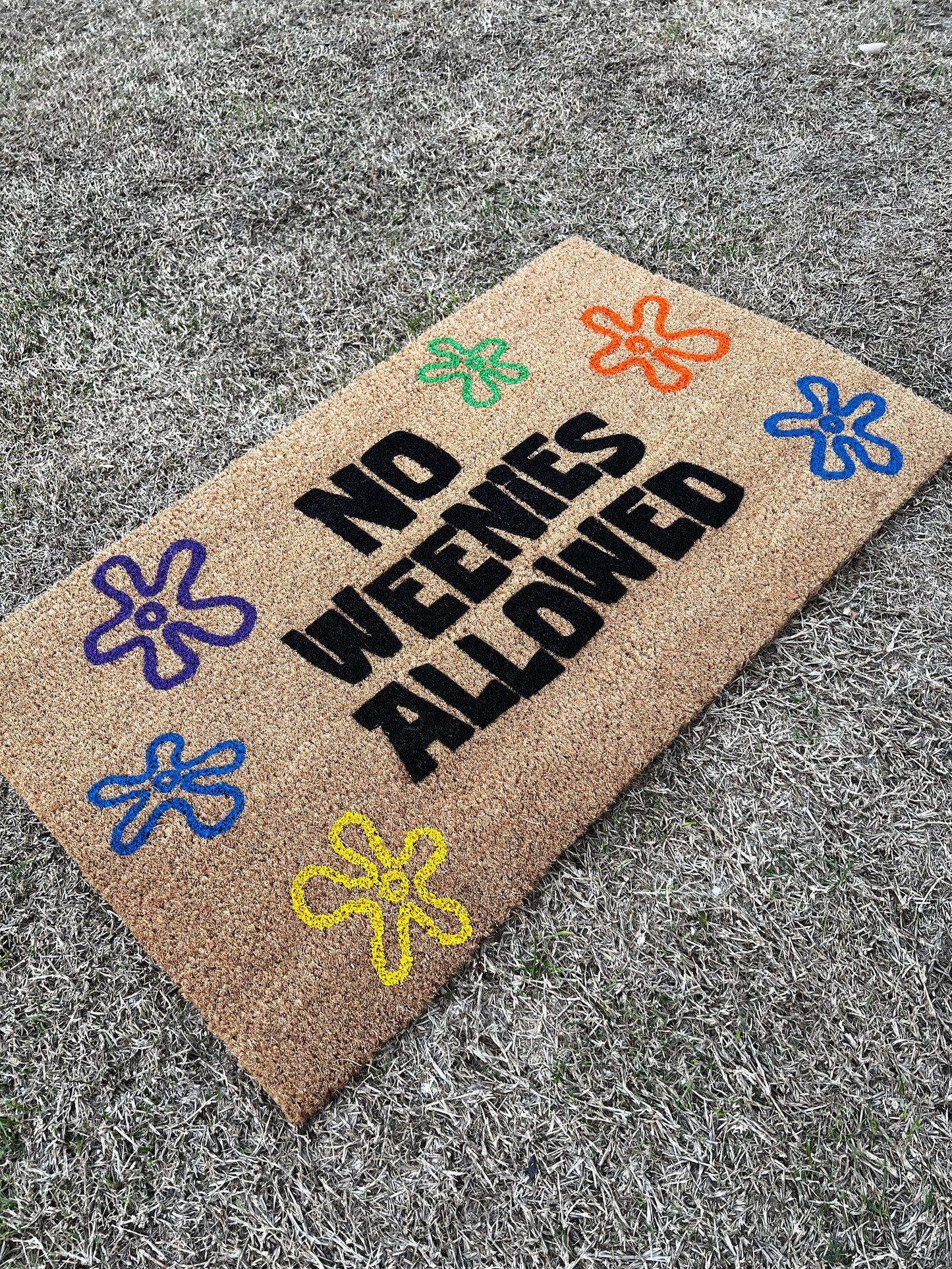 No Weenies Allowed Doormat
