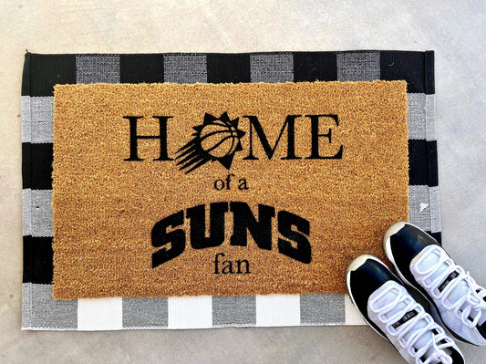 Home Of A Suns Fan Doormat